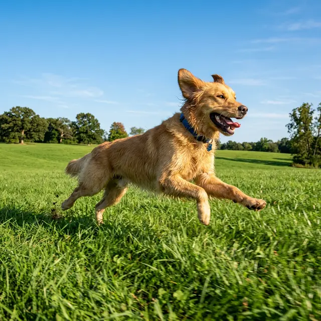 大型犬の子犬は運動させすぎが危険。成長期に避けたい走らせ方と散歩量のサムネイル