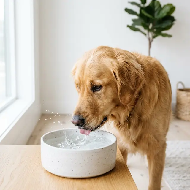 大型犬の軟便が続く時どうする？フード変更前に見たい原因と受診の目安のサムネイル