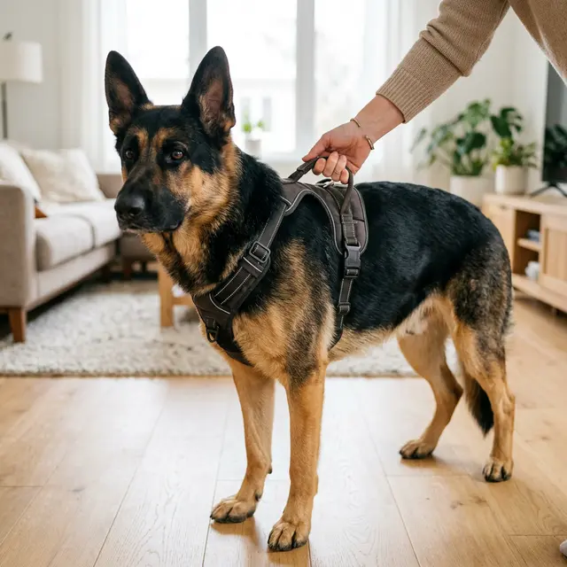 大型犬が階段を急いで降りる癖を直すには？関節を守る減速トレーニング